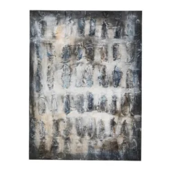 Abstract schilderij grijs beige - Kare Design Shadows Grey
