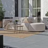 All-weather tuinbank met ronde hocker - Bodio Fendi