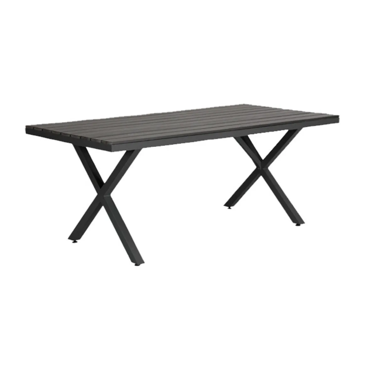Aluminium tuinset 6 persoons - Brafab Leone Set