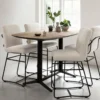 Bartafel deens ovaal teak - DTP Home Soho