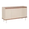 Beige dressoir met ribbels - Bodio Kaze