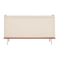 Beige dressoir met ribbels - Bodio Kaze