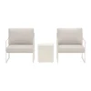 Beige loungeset met bijzettafel - Lavis Lissabon