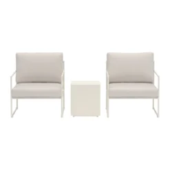 Beige loungeset met bijzettafel - Lavis Lissabon