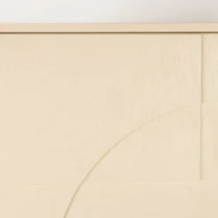Beige opbergkast hout met patroon - Zuiver Faces