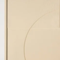 Beige opbergkast hout met patroon - Zuiver Faces