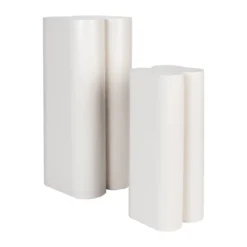 Beige plantenzuilen set - Zuiver Shape