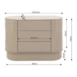 Beige retro ladekast - Kare Design Groove