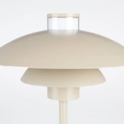 Beige tafellamp retro design - Zuiver Cole