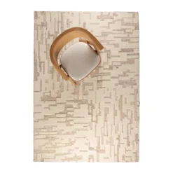 Beige vloerkleed met patroon - Zuiver Hills