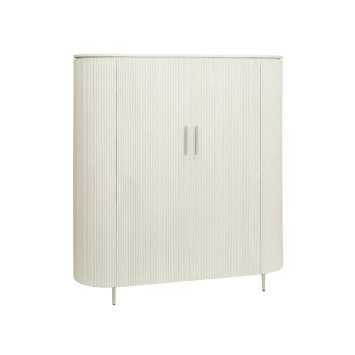 Beige wandkast met ribbels - Tower Living Corbetta