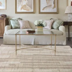 Beige wollen vloerkleed - Bodio Dune
