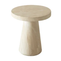 Bijzettafel beige steen - Bodio Zara
