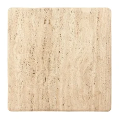Bijzettafel beige travertin marmer - Richmond Interiors Hampton