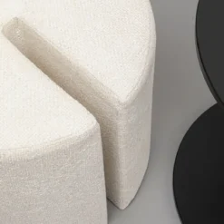 Bijzettafel met ronde poef - Kare Design Better Together