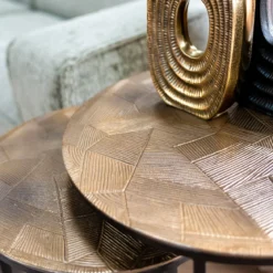 Bijzettafelset goud geborsteld - Richmond Interiors Tulum