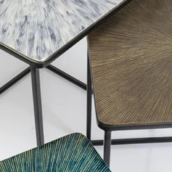 Bijzettafelset metaal - Kare Design Ray