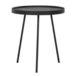 Bijzettafel teak opstaande rand - DTP Home Highlight Saturnus