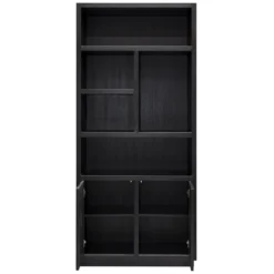 Boekenkast zwart eiken - Richmond Interiors Oakura