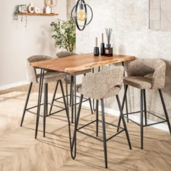 Boomstam bartafel acaciahout - Giani Edge