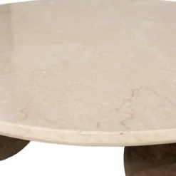 Botticino salontafel met balpoten - Eleonora Babs
