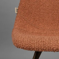 Boucle eetkamerstoel - Dutchbone Franky Boucle