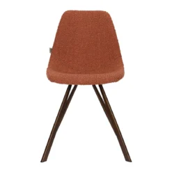 Boucle eetkamerstoel - Dutchbone Franky Boucle