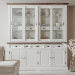 Buffetkast Romantisch wit L - Tower Living Fleur