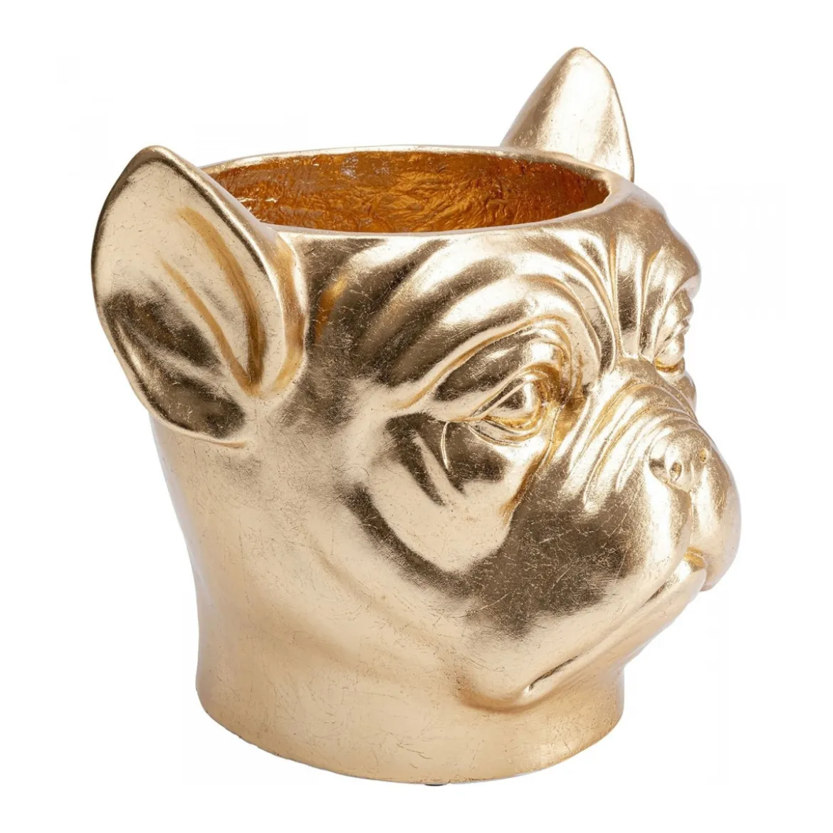Bulldog plantenbak goud - Kare Design Bulldog Gold