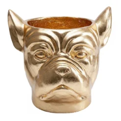 Bulldog plantenbak goud - Kare Design Bulldog Gold