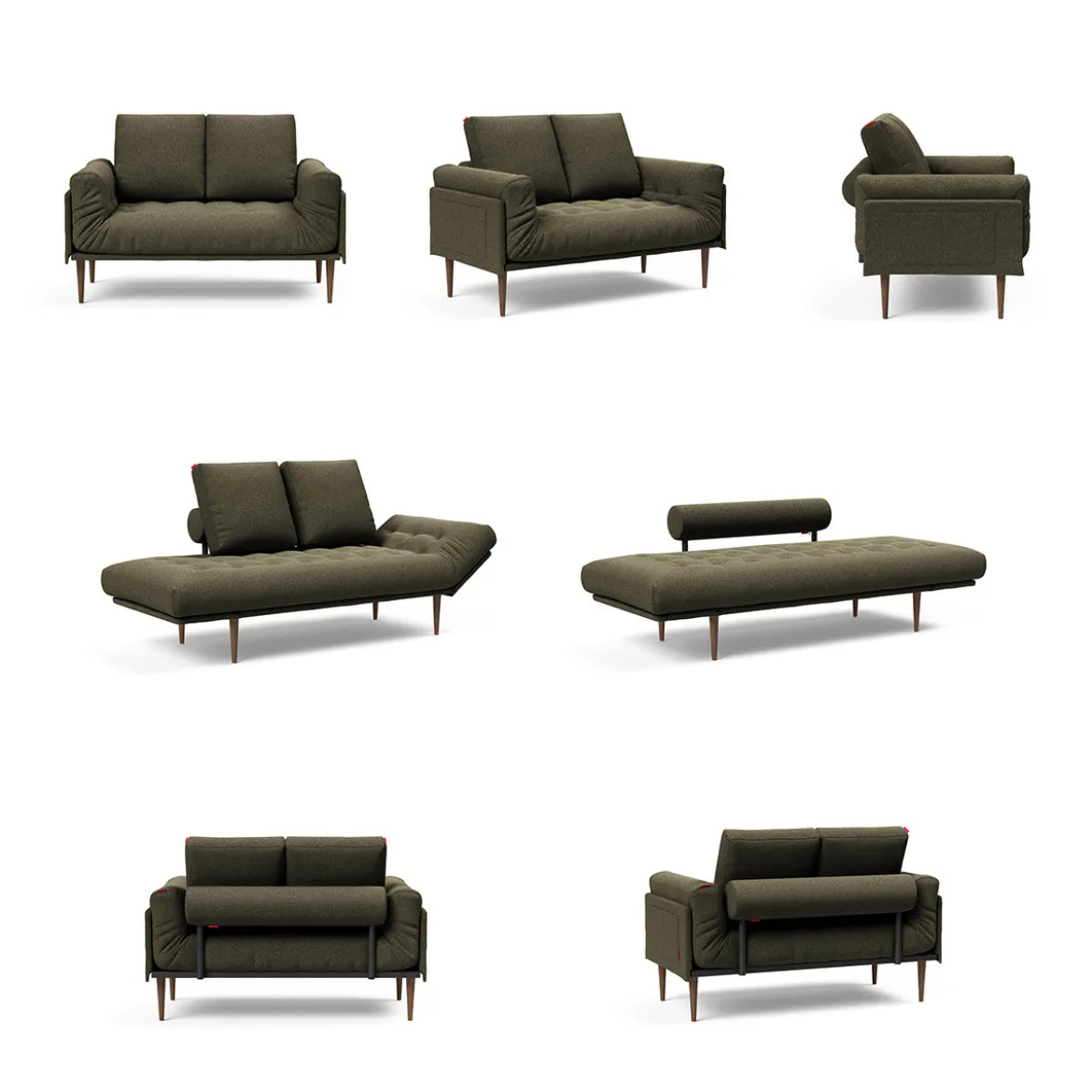 Daybed 1-persoons slaapbank - Innovation Living Rollo