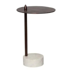 Design bijzettafel brons aluminium - Richmond Interiors Barron