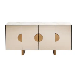 Design dressoir spiegel en marmer - Kare Design Lunar
