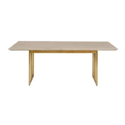 Design eettafel hout met koper - Kare Design Cesaro