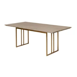 Design eettafel hout met koper - Kare Design Cesaro