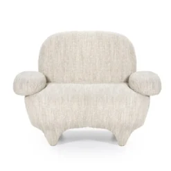 Design fauteuil gemeleerde stof - Eleonora Jayden