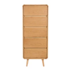 Design ladenkast gebogen hout - Zuiver Rise