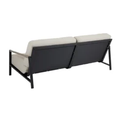 Design loungeset zwart metaal en betonlook - Brafab Lyra Set