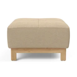 Design poef met eikenhout - Innovation Living Pyxis D.E.L.