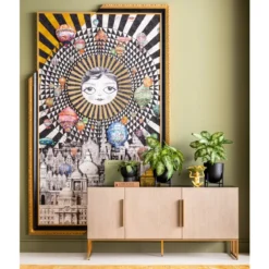 Design schilderij Parijs - Kare Design Framed Picture Balloons