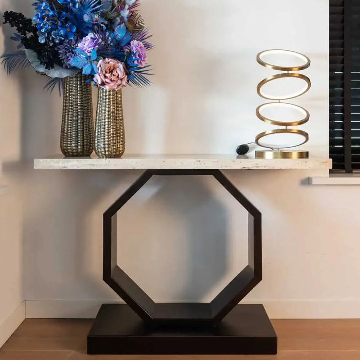 Design sidetable travertin - Richmond Interiors Avalon