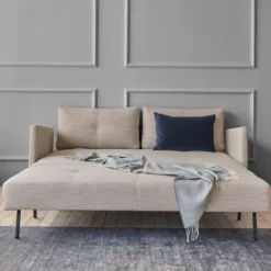 Design slaapbank met armleuning 140 - Innovation Living Cubed 140 Arm