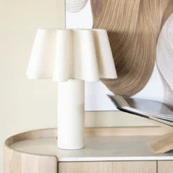 Design tafellamp handgemaakt papier - By-Boo Meander