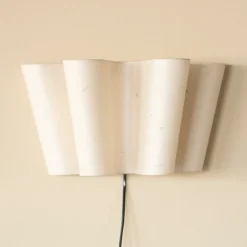 Design wandlamp handgemaakt papier - By-Boo Meander