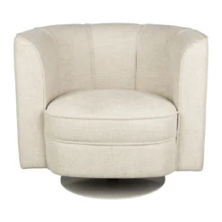 Draaibaar fauteuil beige - Dutchbone Flower