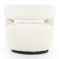 Draaibare fauteuil boucle - Eleonora Sharon