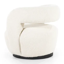 Draaibare fauteuil boucle - Eleonora Sharon