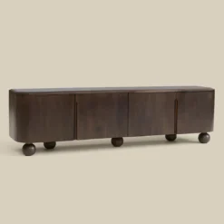Dressoir hout met bolpoten - Bodio Dakota