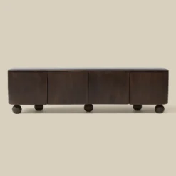 Dressoir hout met bolpoten - Bodio Dakota