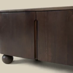 Dressoir hout met bolpoten - Bodio Dakota